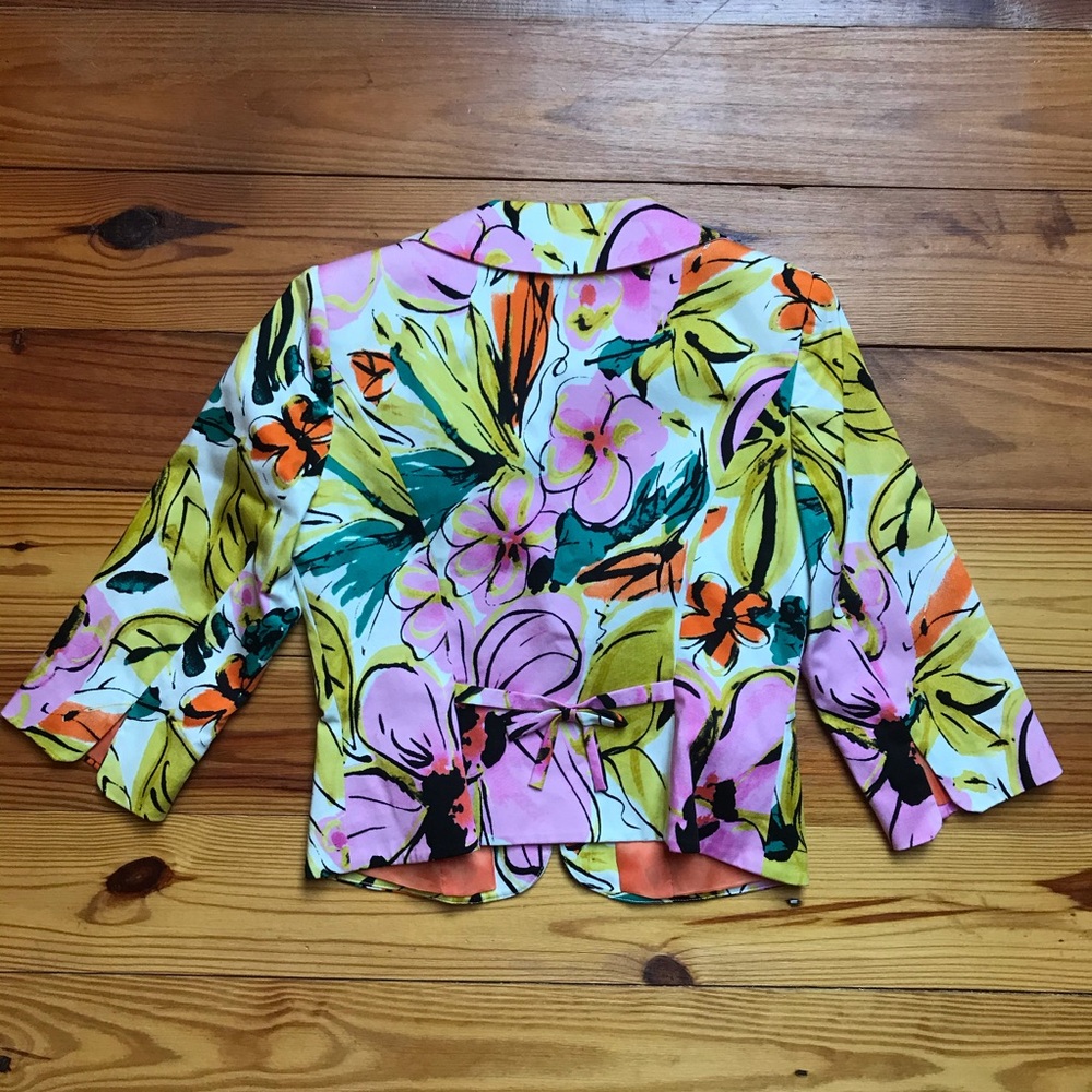 Milly of New York Floral Blazer, EUC, 6 - Picture 14 of 16
